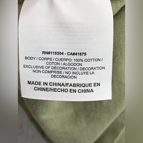 Converse Women All Star Army Green Truck Kayak Logo Graphic T-Shirt Tee Size XS - Picture 6 of 13